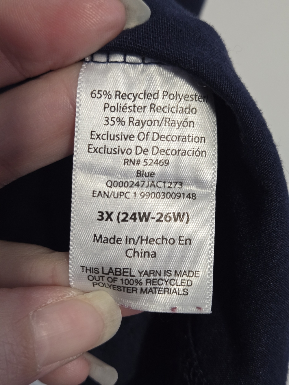 AC/DC Graphic Tee Women’s Plus Size 3X Blue Leopard Print Logo Band T-Shirt - Picture 5 of 6